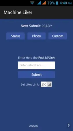 Screenshot Machine Liker APK 2.2