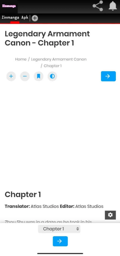Screenshot Zinmanga APK v9.8 Terbaru untuk Baca Manga Offline