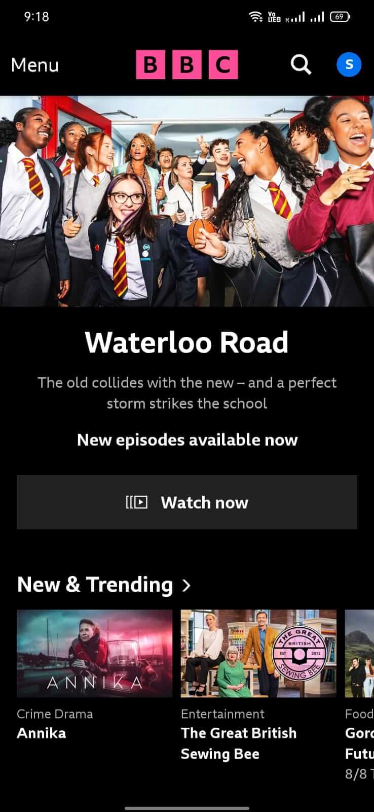 Screenshot BBC iPlayer APK