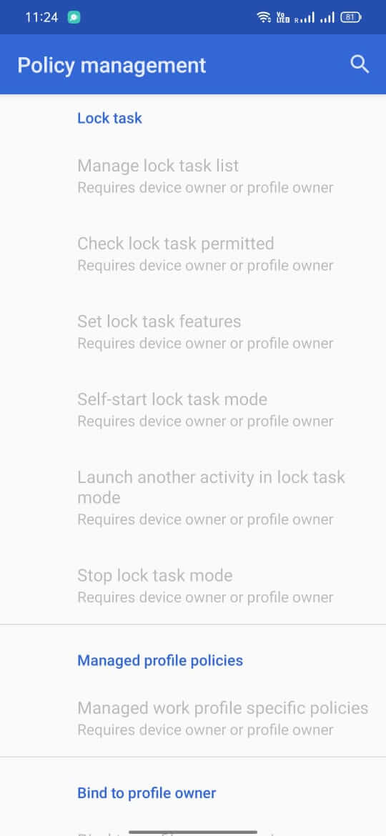 Screenshot Test DPC APK v9.0.16 untuk Pengujian Aplikasi Android