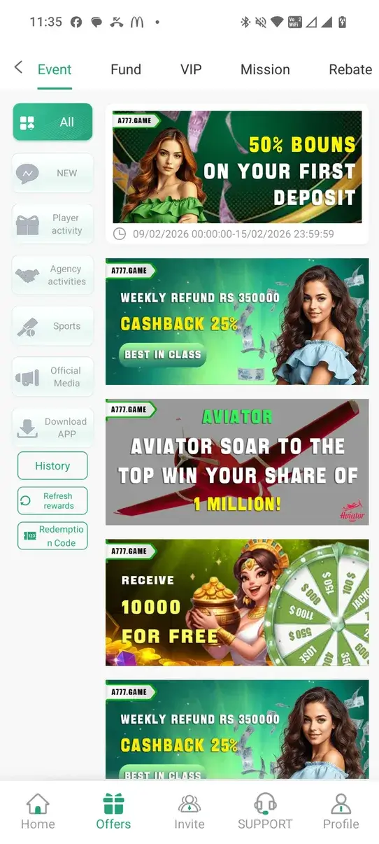 Screenshot A777 APK v1.1.22 untuk Android