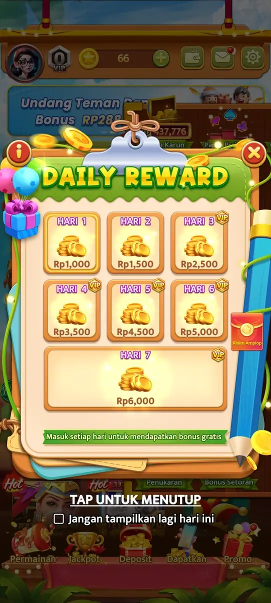 Screenshot 66Menang APK