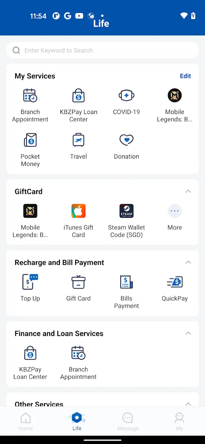 Screenshot KBZPay APK 5.8.4