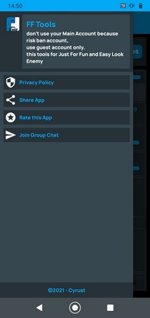 Screenshot FF Tools APK