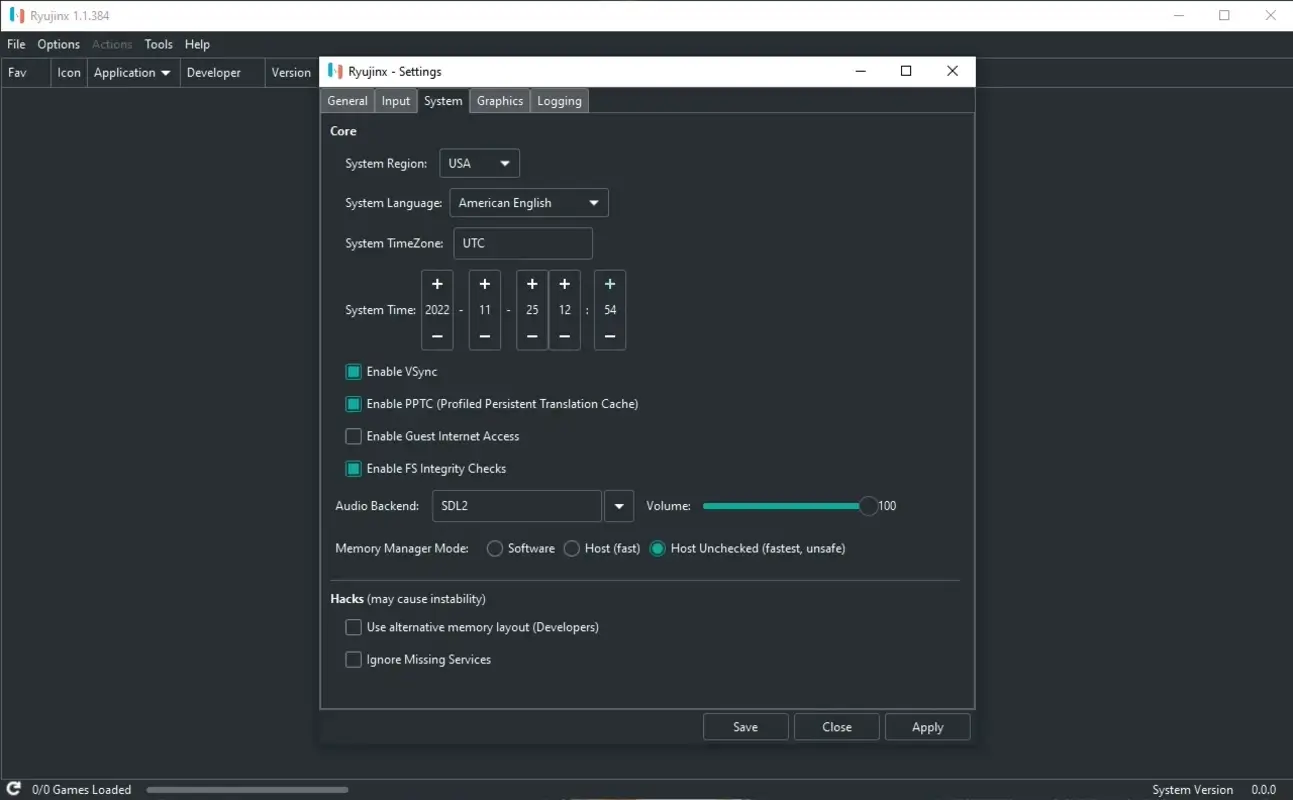 Screenshot Ryujinx APK