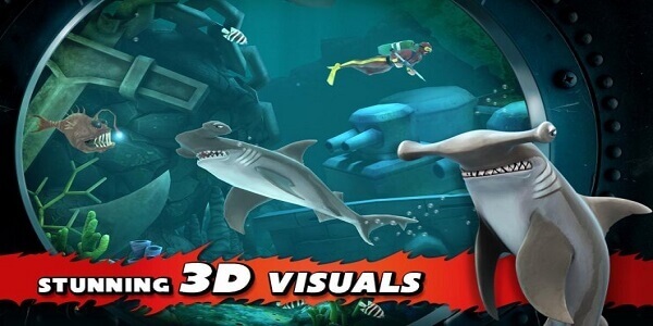 Screenshot Hungry Shark Evolution APK