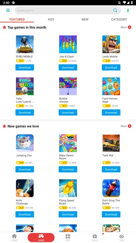Screenshot Palmstore APK