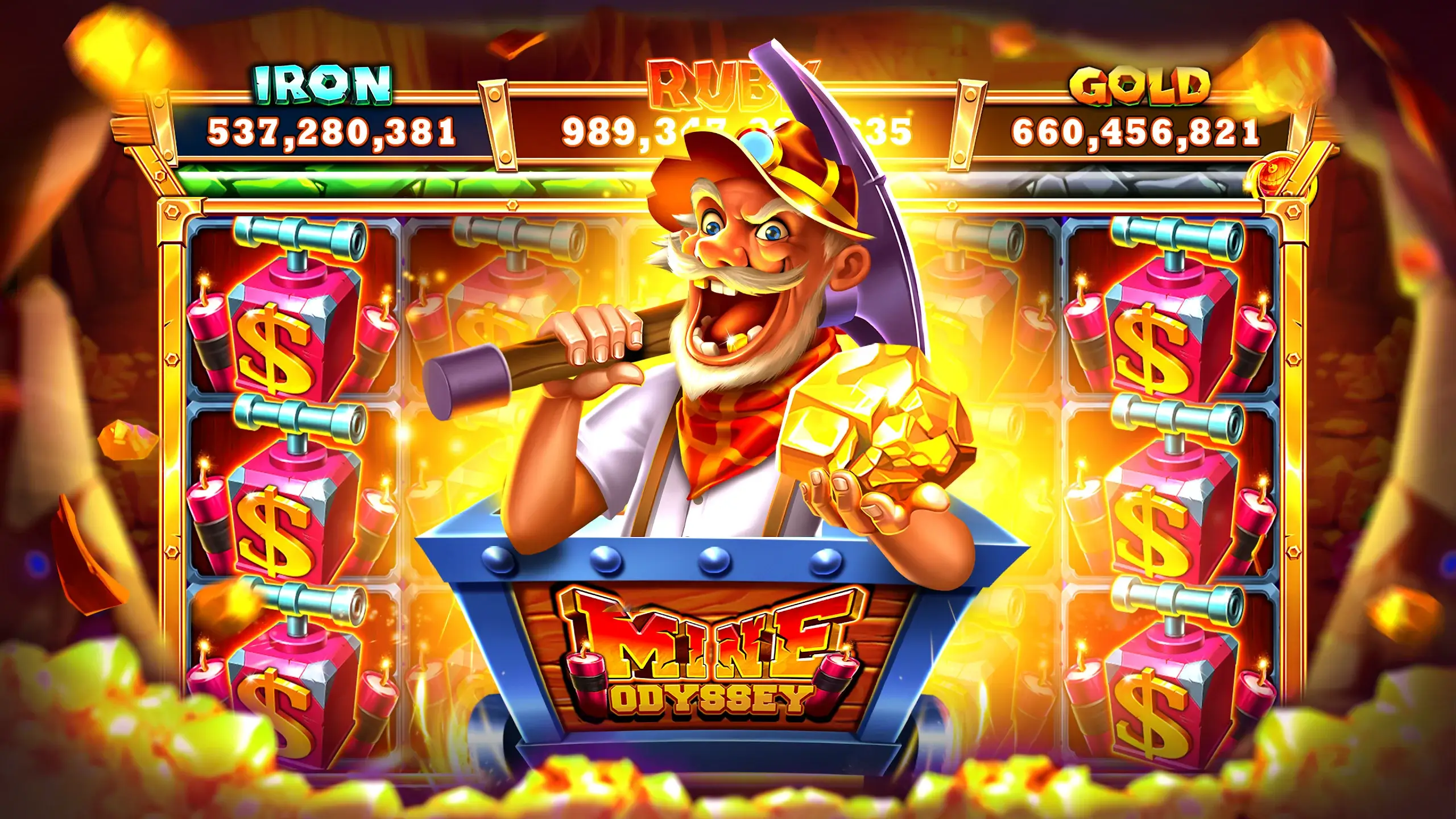 Screenshot Lotsa Slots APK: Game Slot Kasual Bertema Vegas