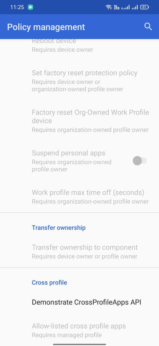 Screenshot Test DPC APK v9.0.16 untuk Pengujian Aplikasi Android