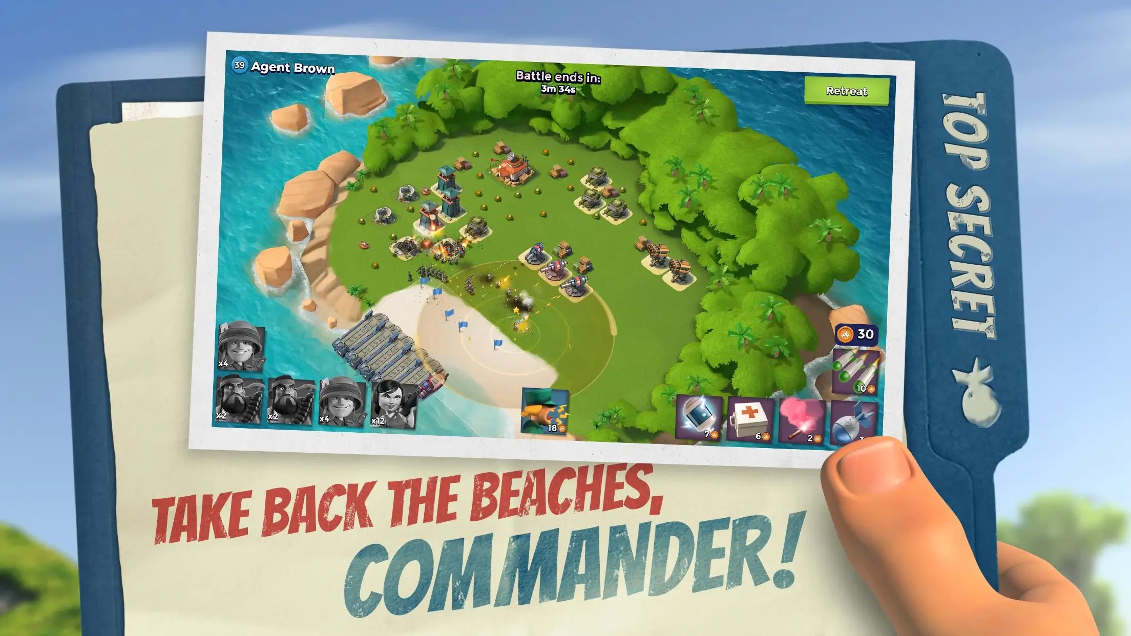 Screenshot Boom Beach APK v61.102 - Strategi Perang Pulau Seru