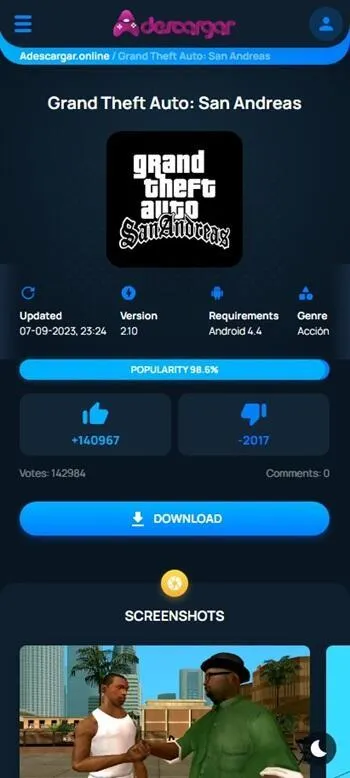 Screenshot Adescare Online APK 4.7