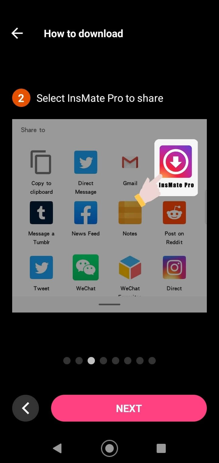 Screenshot InsMate Pro APK