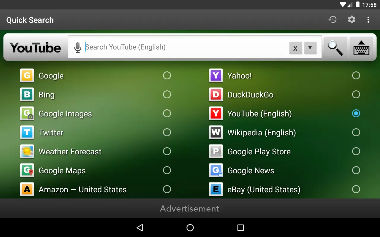 Screenshot Quick Search Widget APK