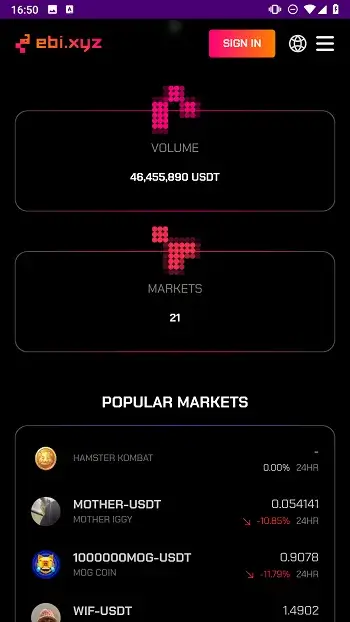 Screenshot EBI Exchange APK