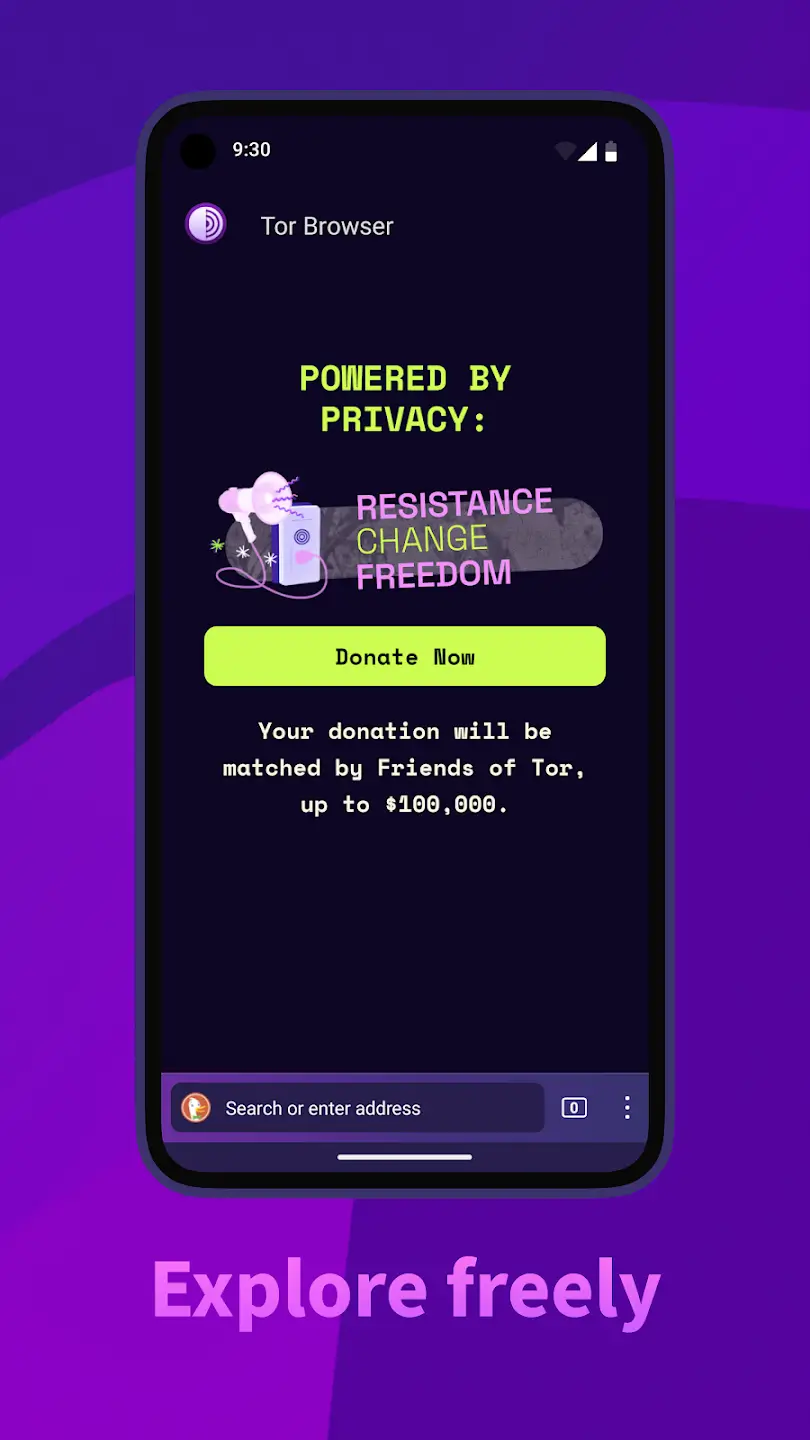 Screenshot TOR Browser APK