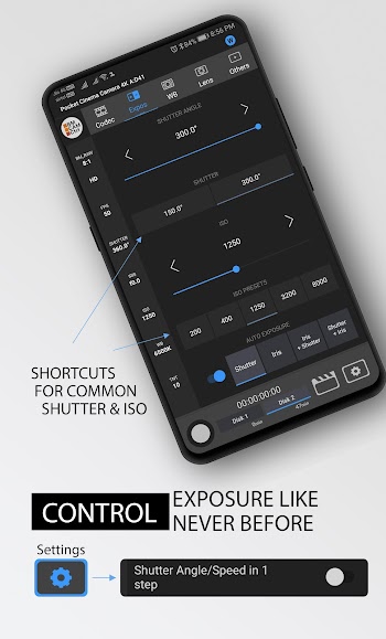 Screenshot Blackmagic Camera APK