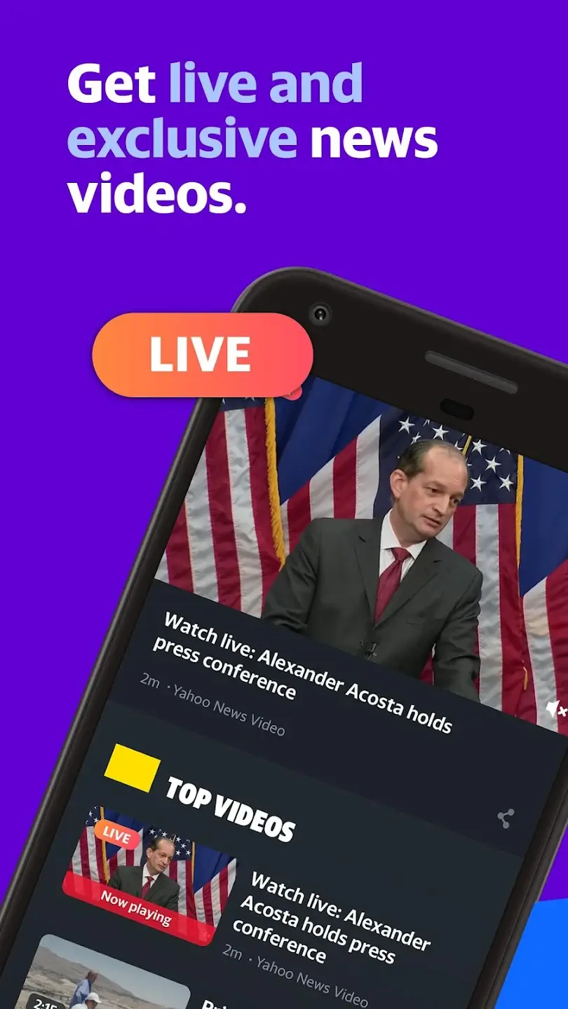 Screenshot Yahoo Newsroom APK