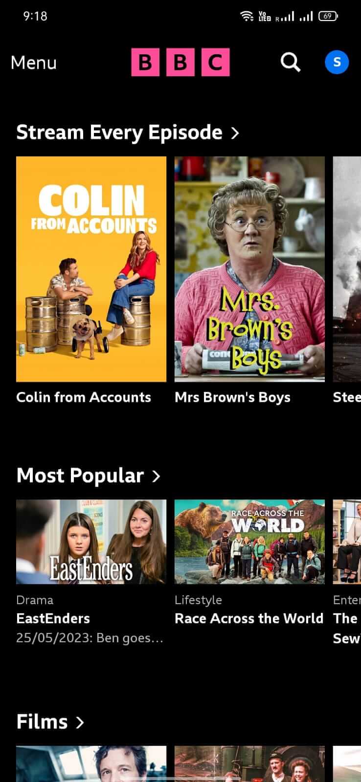 Screenshot BBC iPlayer APK