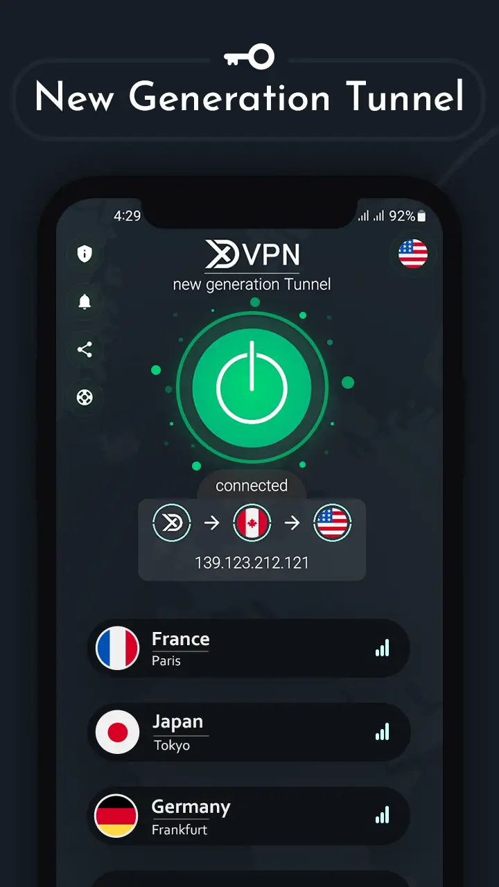 Screenshot Xd VPN APK (v22.0) untuk Android