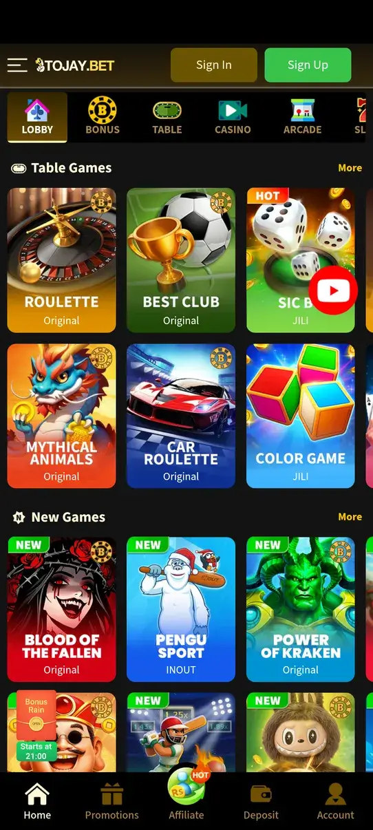 Screenshot 2J Bet APK Download v1.1.1