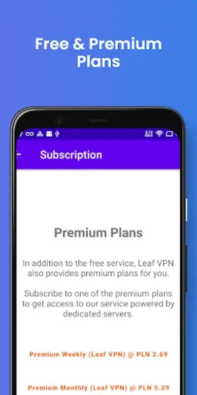 Screenshot Leaf VPN APK 1.39