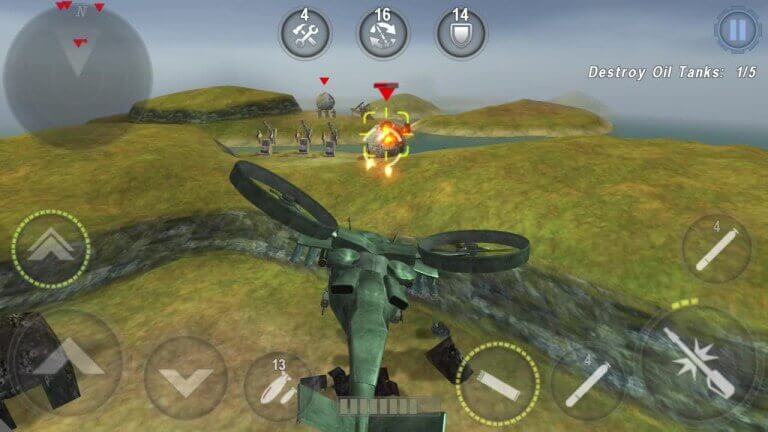Screenshot GUNSHIP BATTLE: Helicopter 3D APK