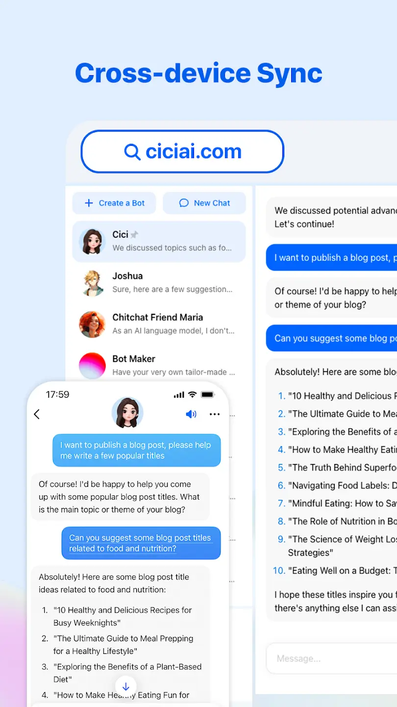 Screenshot Cici APK