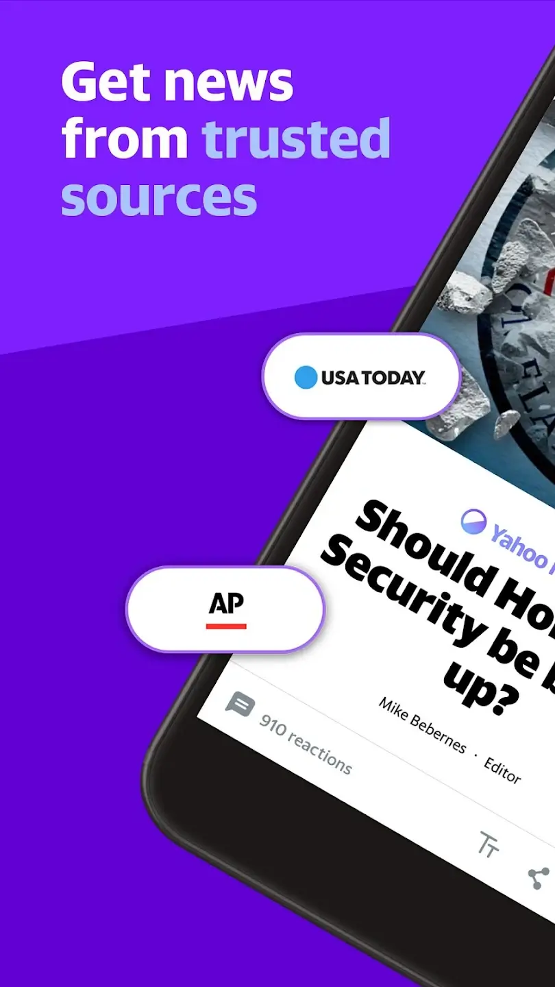 Screenshot Yahoo Newsroom APK