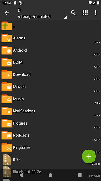 Screenshot ZArchiver APK v1.0.10