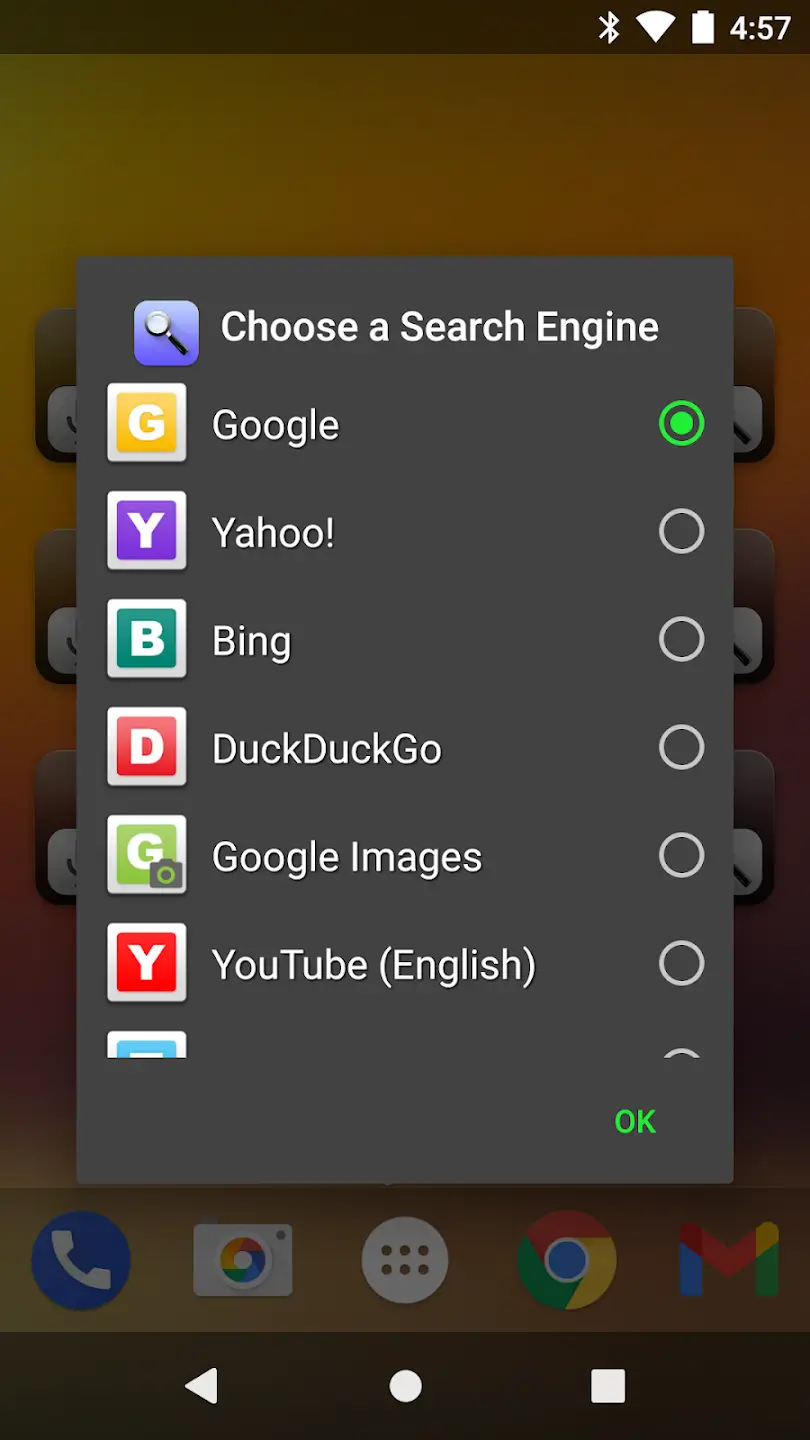 Screenshot Quick Search Widget APK