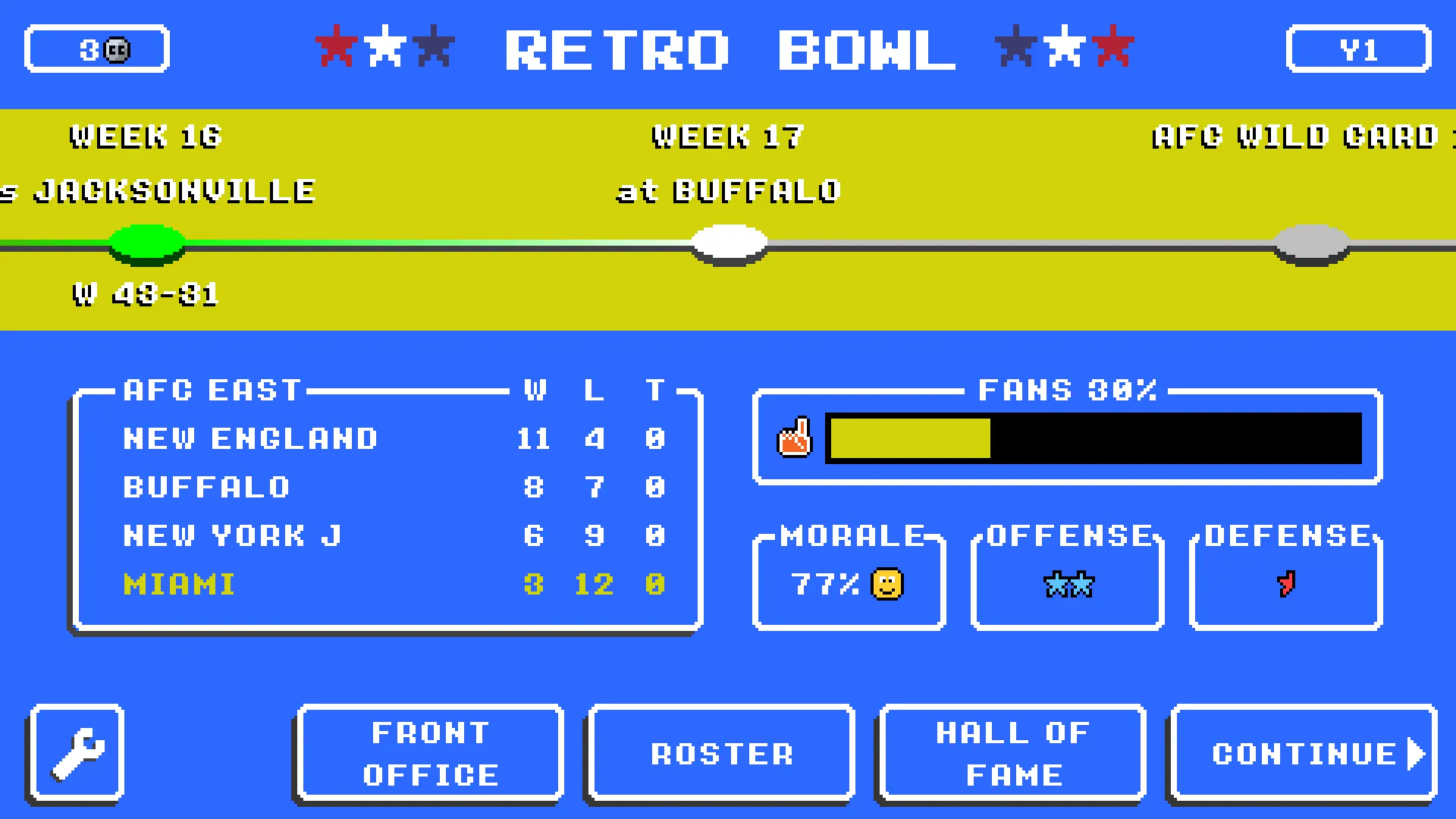 Screenshot Retro Bowl APK