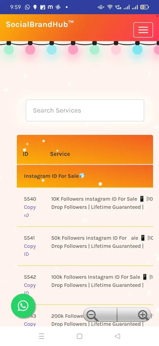 Screenshot Social Brand Hub APK