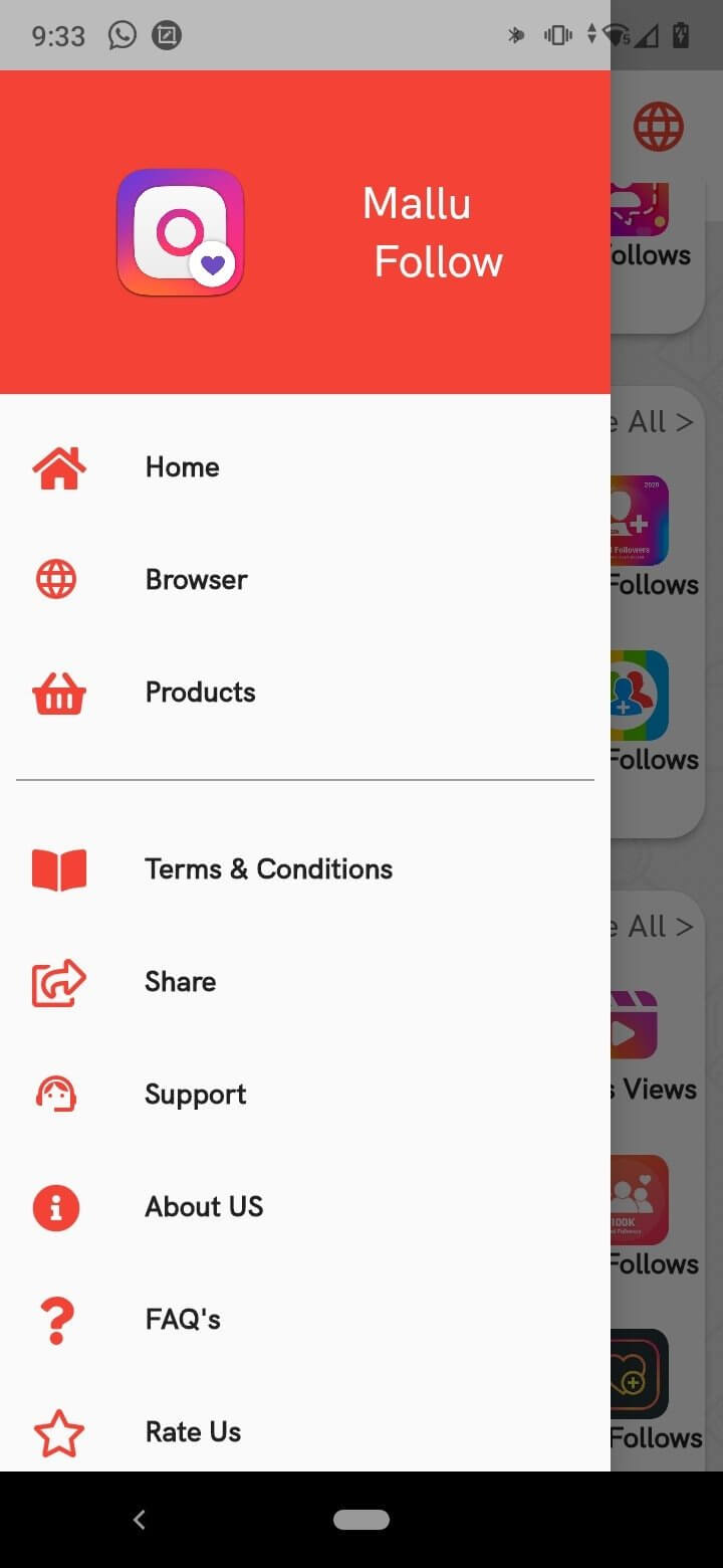 Screenshot MalluFollow APK v1.0.3 untuk Android