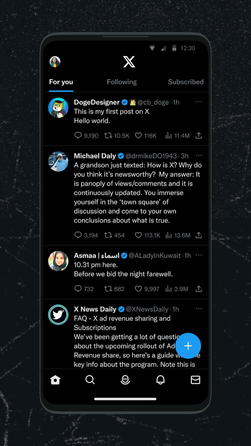 Screenshot X / Twitter APK v11.91.0 untuk Android