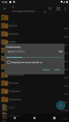 Screenshot ZArchiver Donate APK