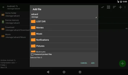 Screenshot ZArchiver Donate APK