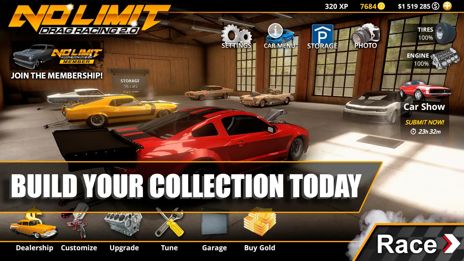 Screenshot No Limit Drag Racing 2 APK v2.14.6