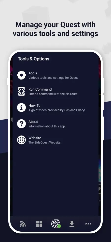 Screenshot SideQuest APK 1.11 untuk VR Headset