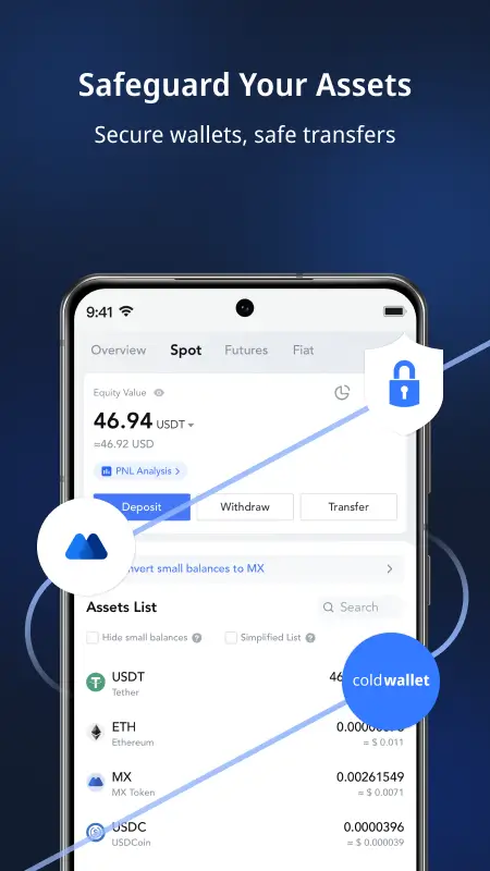 Screenshot MEXC APK v6.38.0 untuk Android