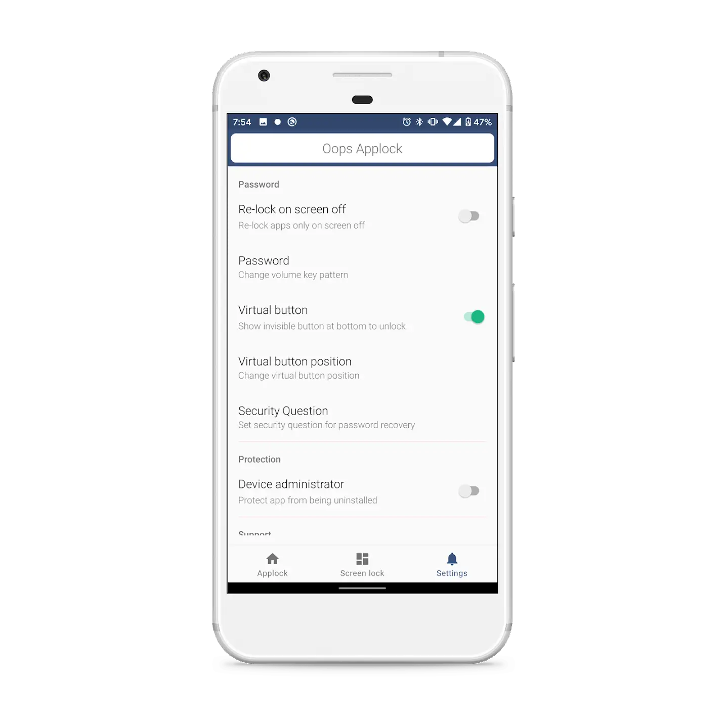 Screenshot Oops AppLock APK v3.3.0 untuk Android