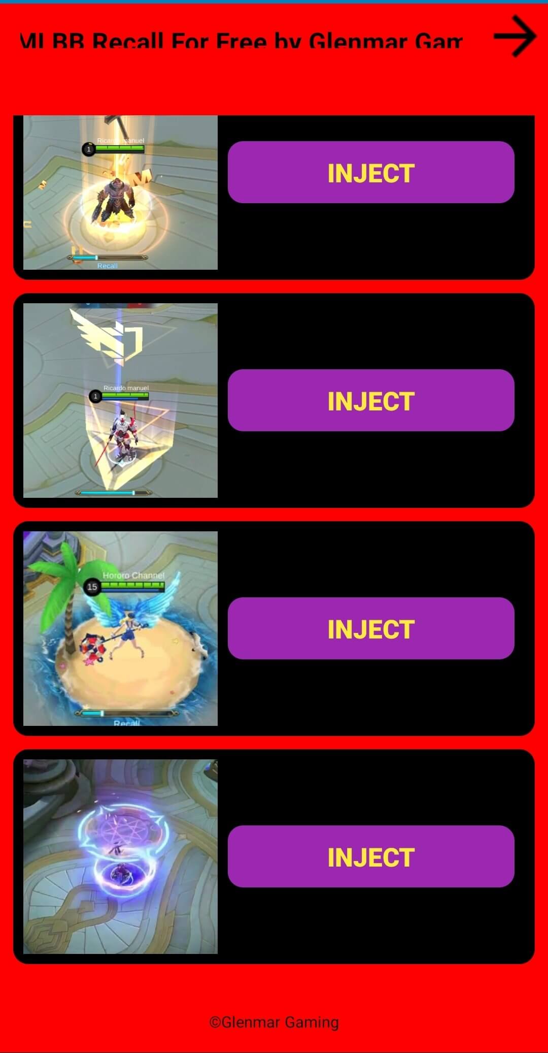 Screenshot Recall Injector APK v5.4 untuk Android