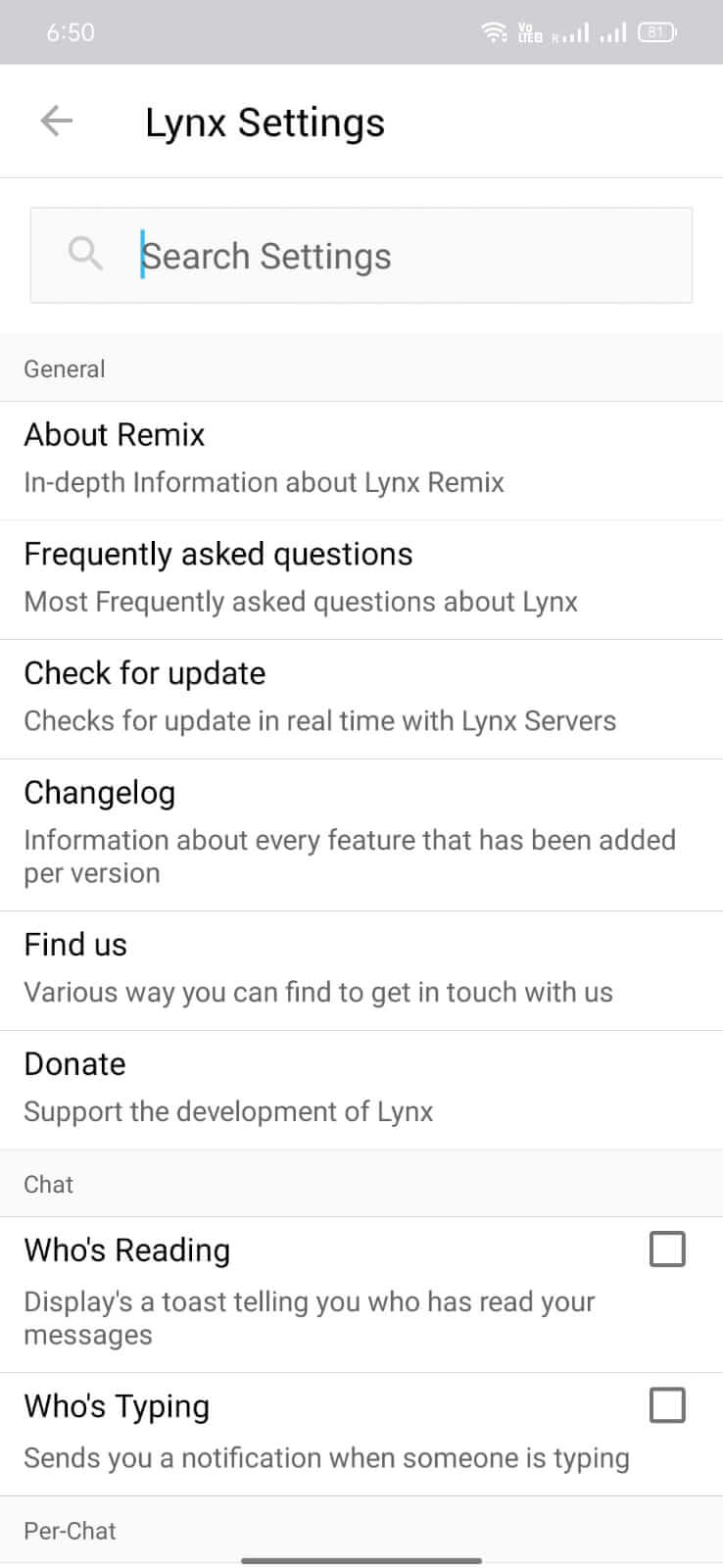 Screenshot Lynx Remix APK