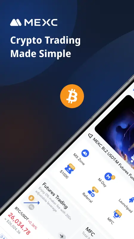 Screenshot MEXC APK v6.38.0 untuk Android