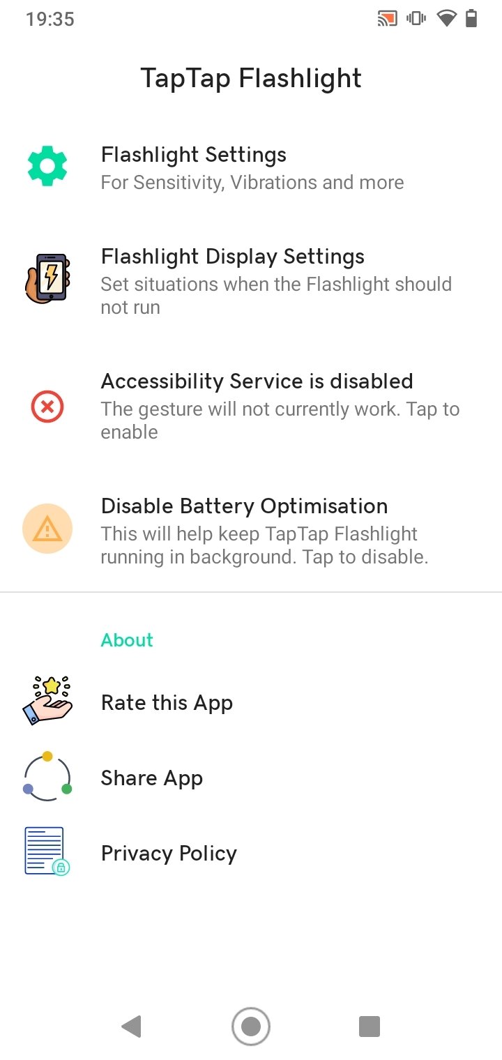 Screenshot Tap Tap Flashlight APK v1.9