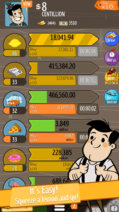 Screenshot Adventure Capitalist APK v9.21.0