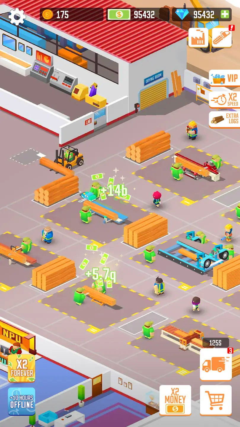 Screenshot Idle Lumber Empire APK v2.1.7