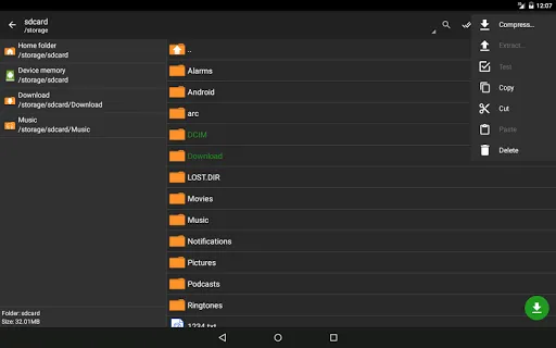 Screenshot ZArchiver Donate APK