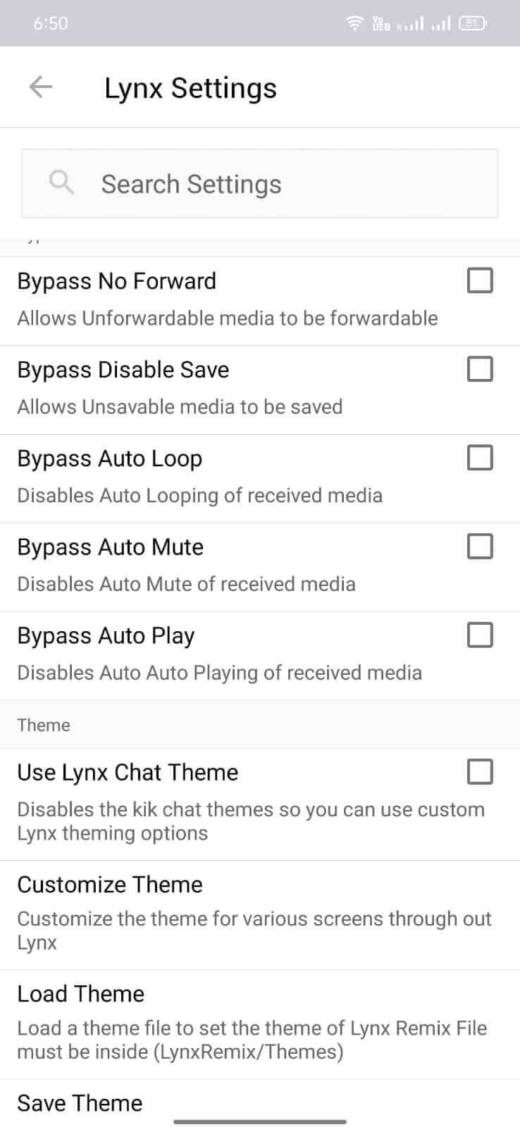 Screenshot Lynx Remix APK
