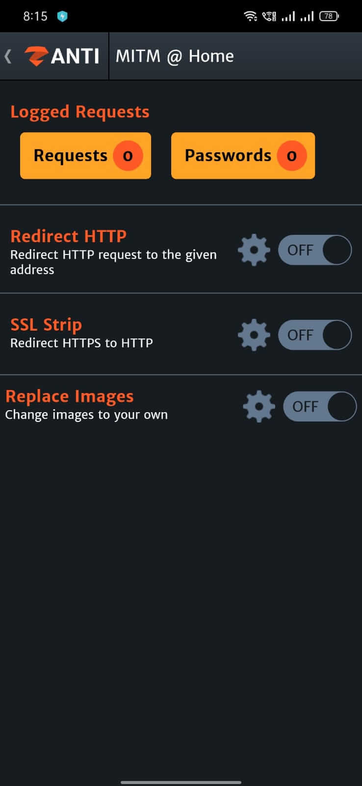 Screenshot zAnti APK v3.20 untuk Cek Keamanan Jaringan