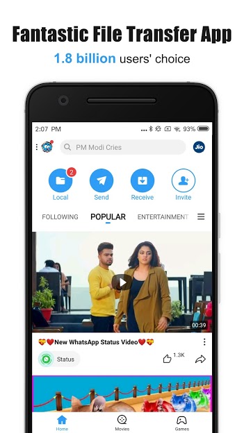 Screenshot SHAREit APK v6.53.88_UD